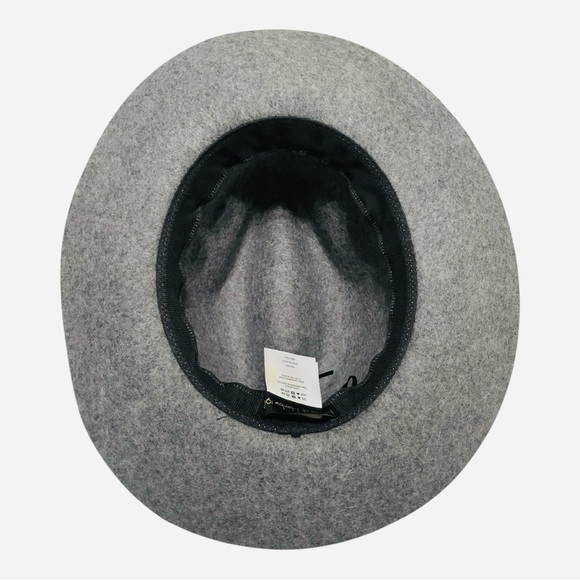 House of Harlow Gray 1960 100% Wool Fedora Felt Hat main image 8